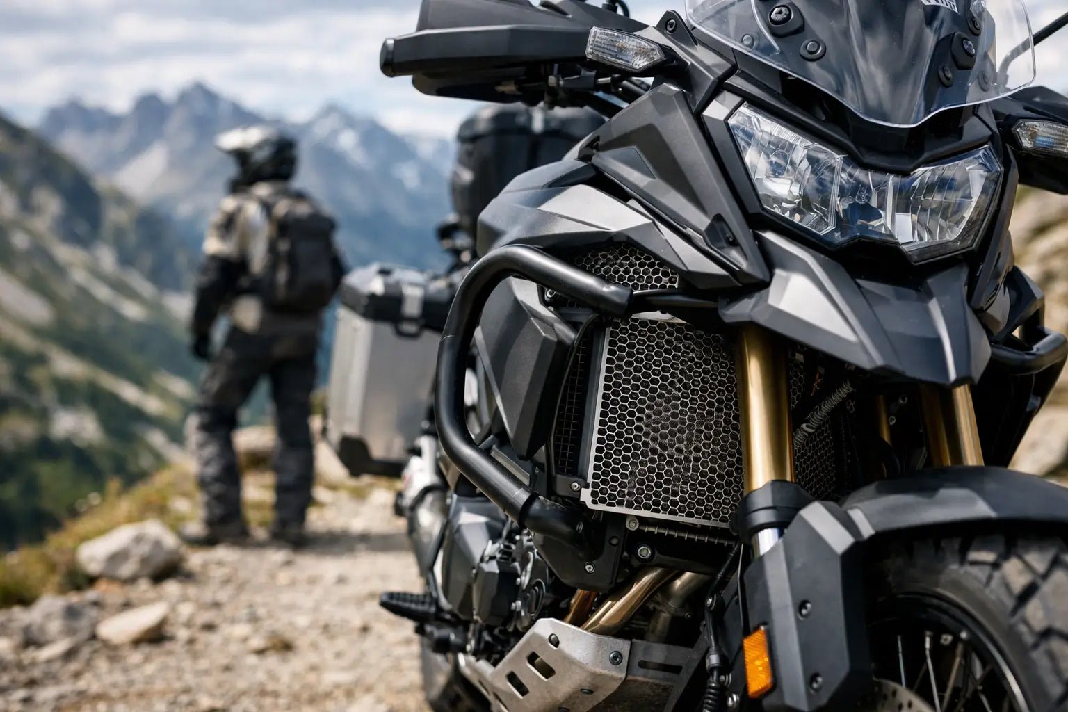 Griglie radiatore moto adventure: come sceglierle - Endurrad®