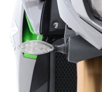 Adattatori Per Minifrecce Anteriori Per Kawasaki Z125 Z250 Z300 Ninja 300 Ninja 250 13 17 Z650 Z1000 14 Z1000R 17 V 10669 Rg FAP0004BK - Endurrad