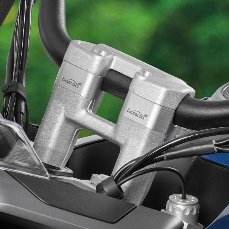 Riser LOBOO CJG921 di tre quarti per Triumph Tiger 1200 GT Pro dal 2023