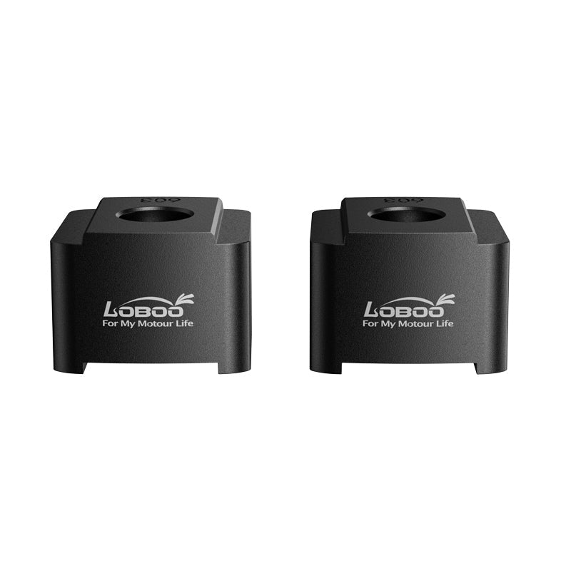 Coppia di riser LOBOO CJG603 vista frontale, con il numero 603 inciso sul corpo