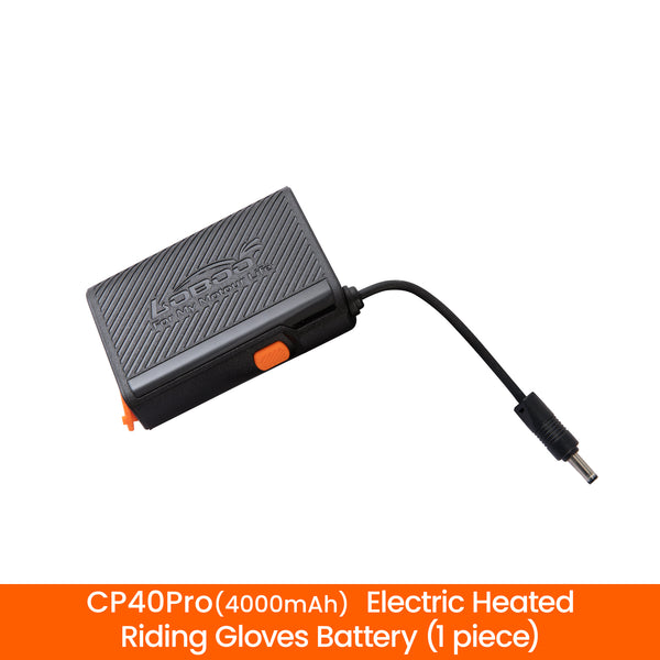 Batería para guantes calefactables de moto 4000 mAh | carga USB-C, 93 g