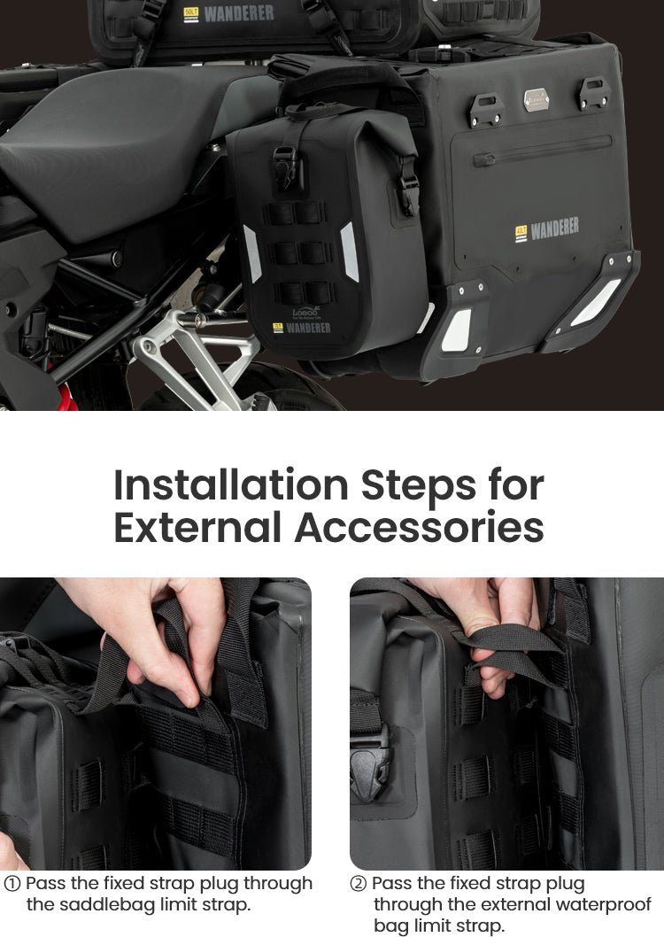 Bolsa impermeable 7L MOLLE LOBOO Wanderer - Endurrad.com