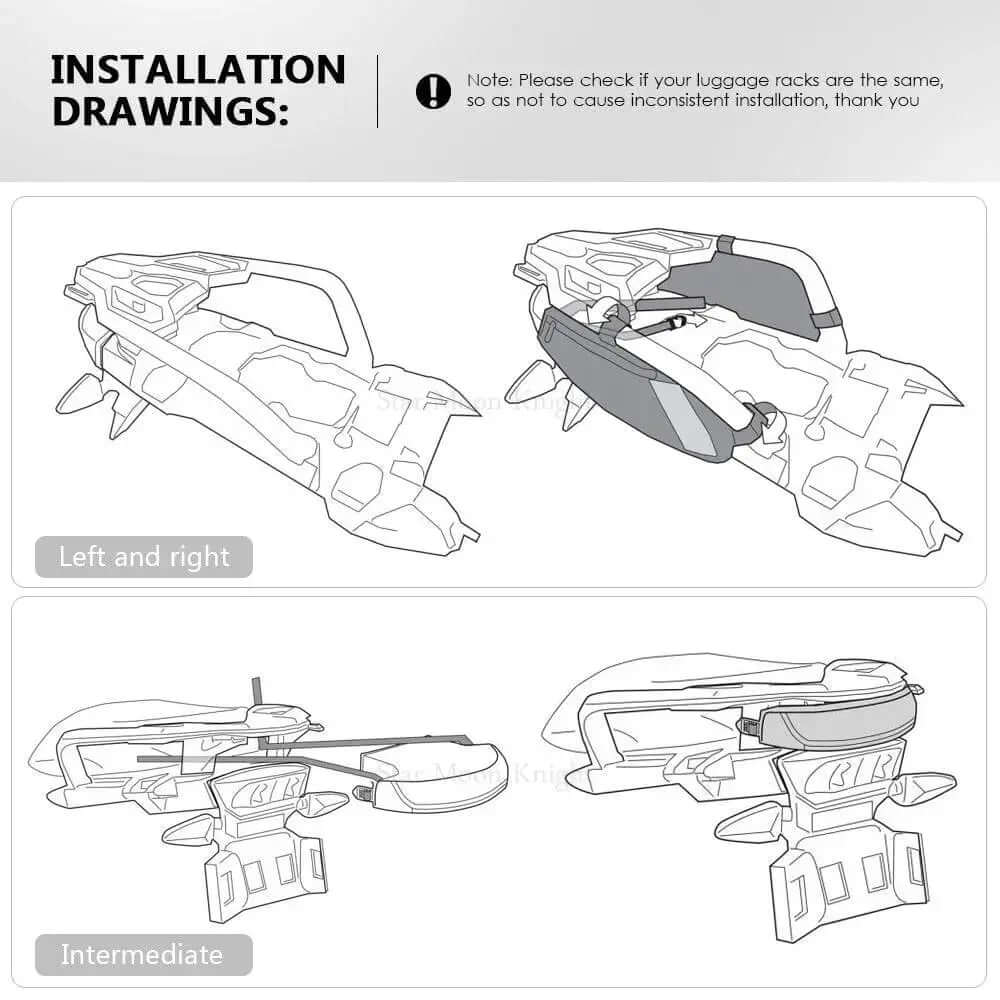 Bolsas impermeables traseras para BMW GS - Endurrad.com