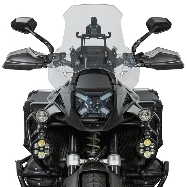 Paramanos de aluminio para BMW GS con deflector ajustable