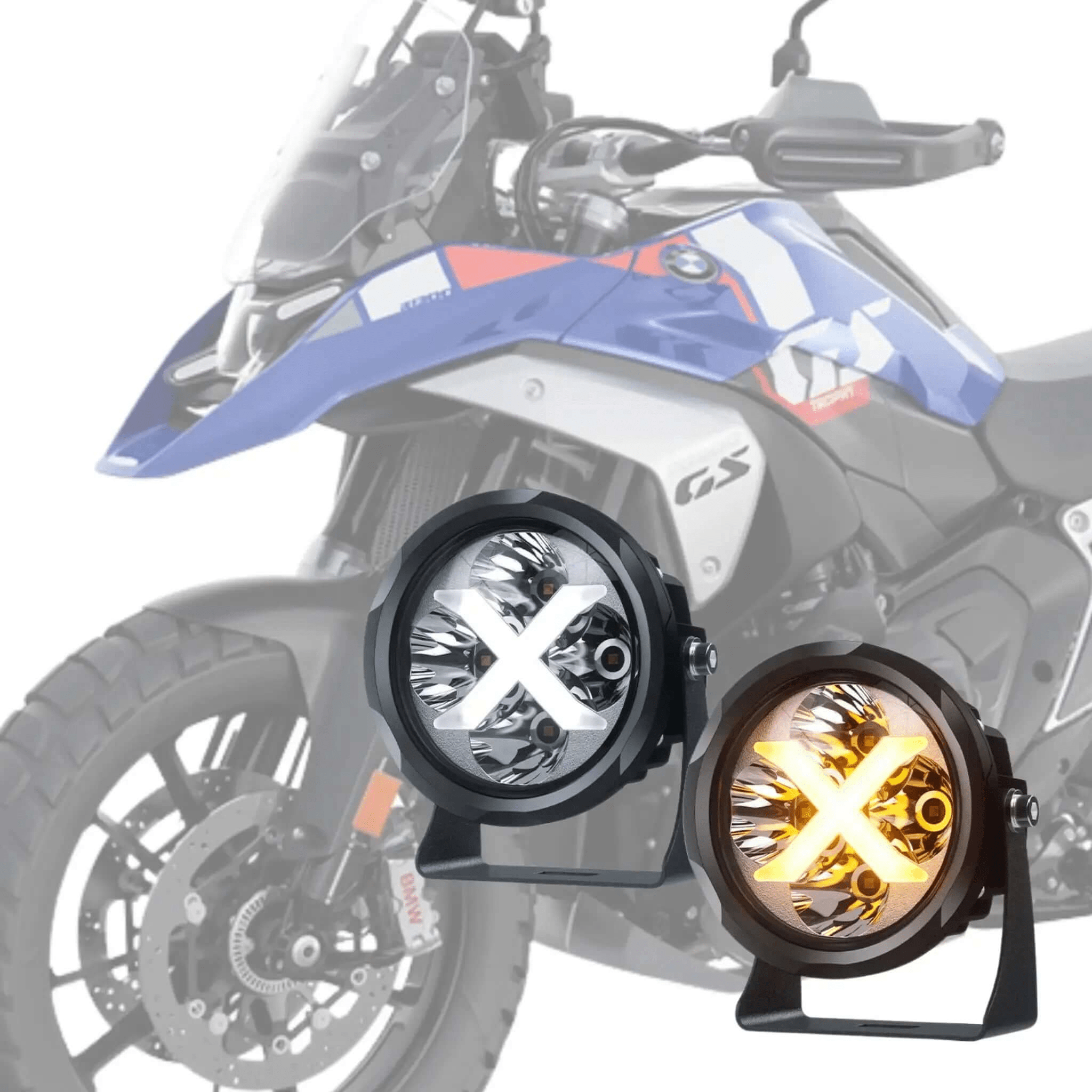 Faros multicolores para motos y todoterreno - Endurrad.com