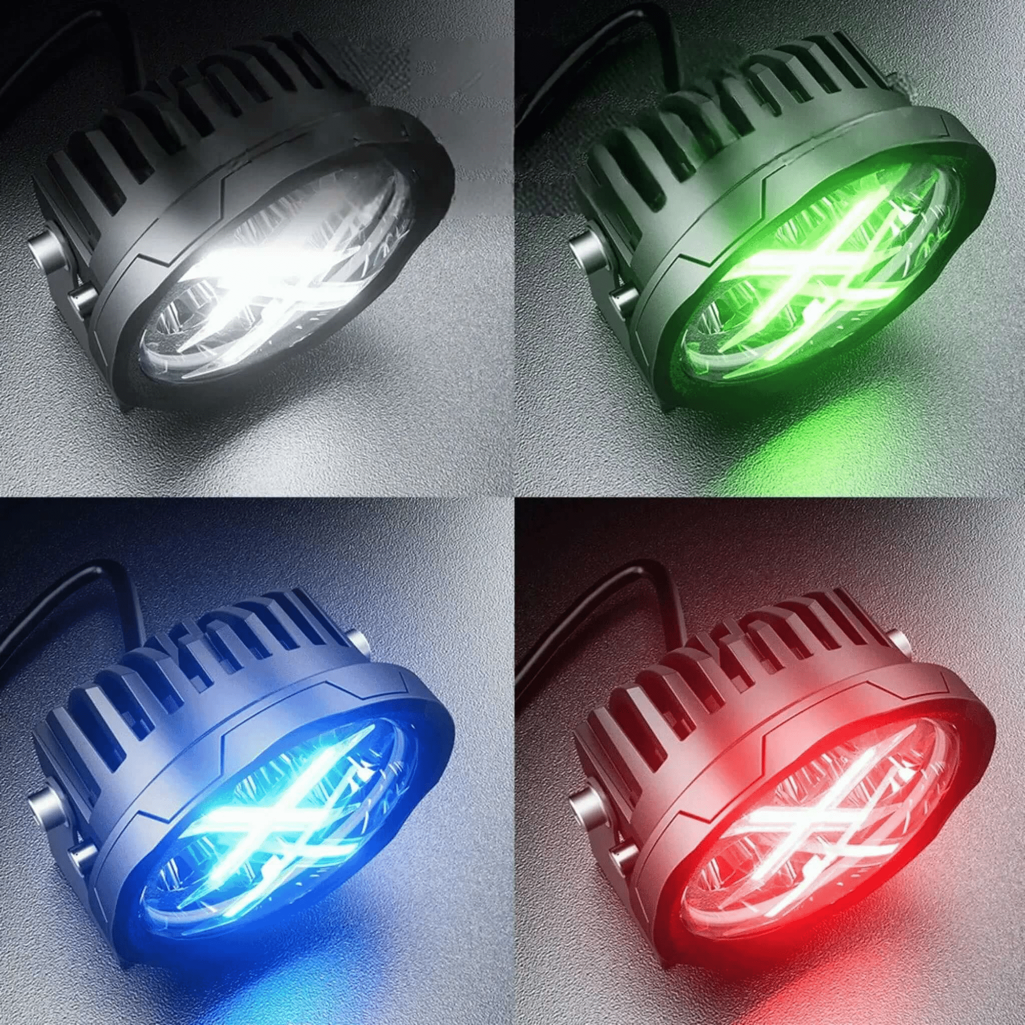 Faros multicolores para motos y todoterreno - Endurrad.com