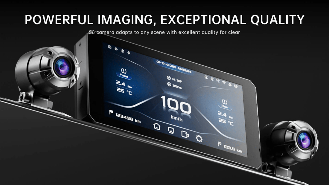 Jado S6 – Monitor Moto 6" Wireless con CarPlay, Android Auto