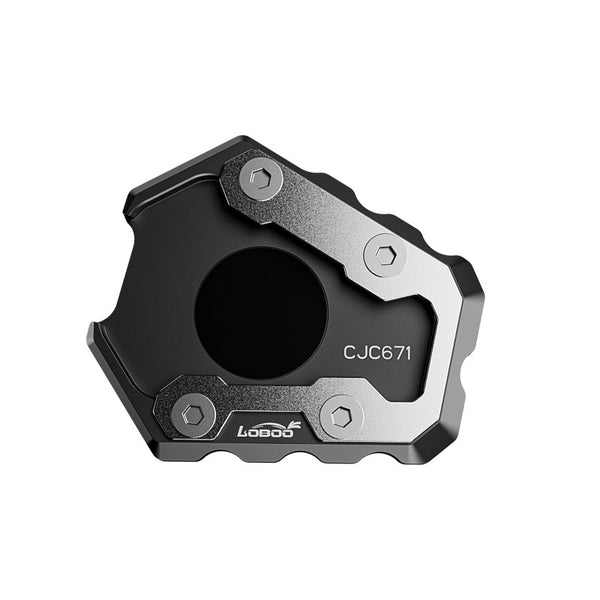 Placa para pata de cabra para Benelli TRK 702 y TRK 702X desde 2022 | aluminio y acero inoxidable 304, 117 g