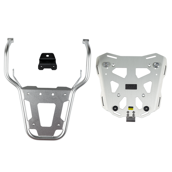 Placa para baúl superior para Aprilia Tuareg 660 desde 2022 | soporte, abrazadera y tornillería, 17 componentes
