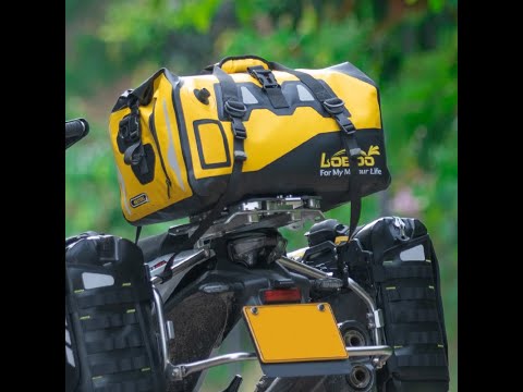 Cargar video: Valigia posteriore per moto impermeabile