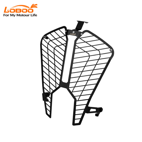 Protección del faro para KTM 1290 Super Adventure S y R desde 2022 | acero inoxidable 304, apertura con bisagra, sin perforaciones