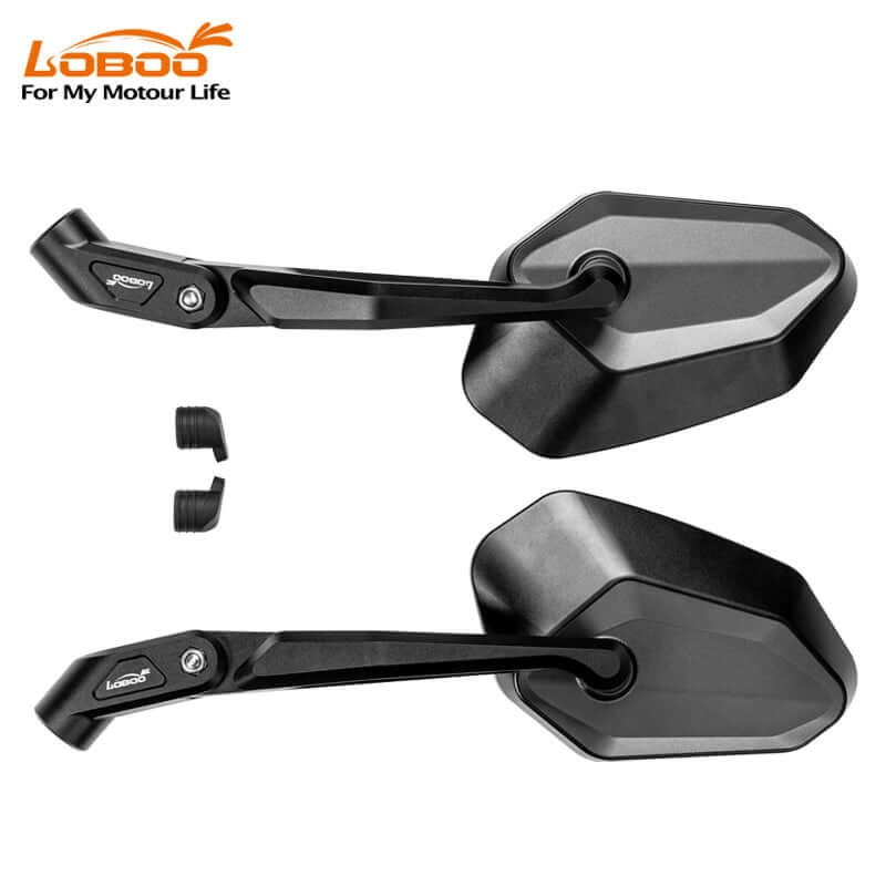 Espejos retrovisores para motocicleta RM02 Loboo - Endurrad.com