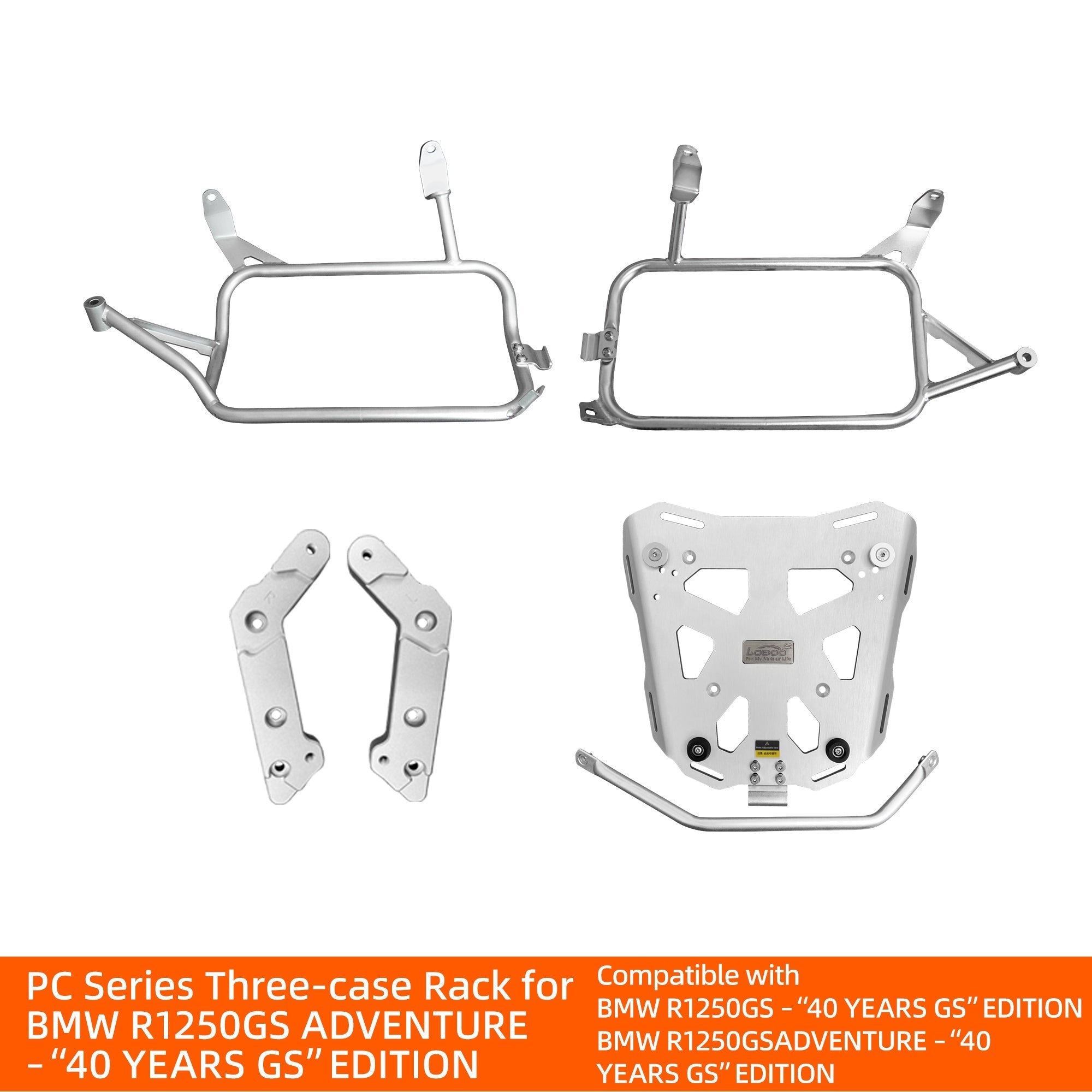 Sistema portapacchi LOBOO per BMW R 1250 GS Adventure 40 Years GS Edition