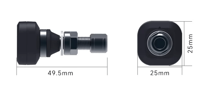 Válvulas de neumáticos para moto con sensores de presión Chigee - Endurrad.com