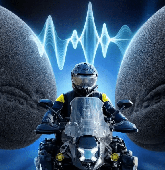 Manos libres para casco de moto LOBOO R1X – Bluetooth 5.3 - Endurrad.com