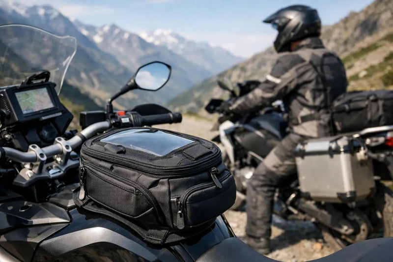 Bolsas sobredepósito para motos adventure: cómo elegirlas