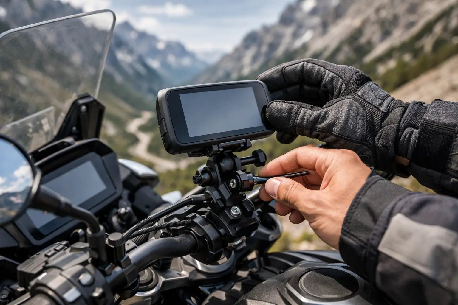Come montare supporto GPS moto senza errori - Endurrad®