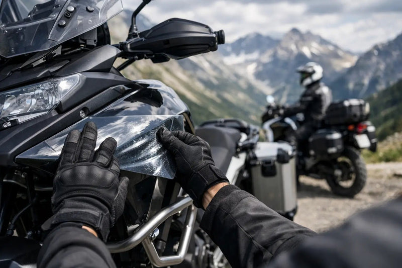 Cómo proteger el carenado de la moto en un viaje