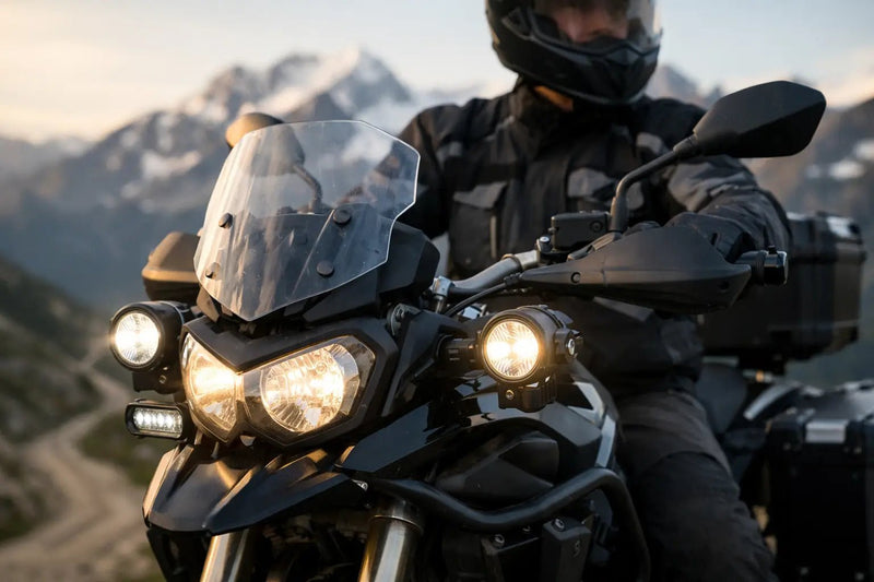 Cómo elegir los faros auxiliares para moto: las 5 preguntas que debes hacerte antes