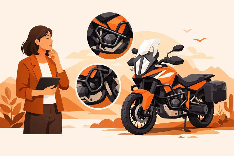 Defensas KTM Adventure: cómo elegir bien
