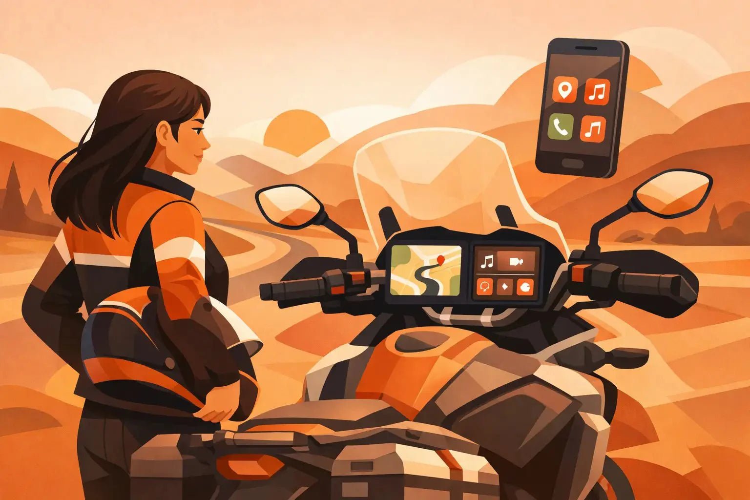 Display e CarPlay per moto Adventure e Touring - Endurrad®
