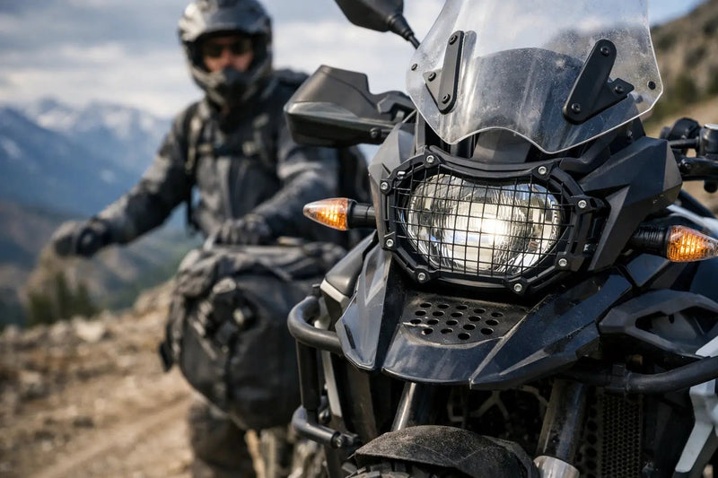 Protección de faros de moto off-road: cómo elegirla