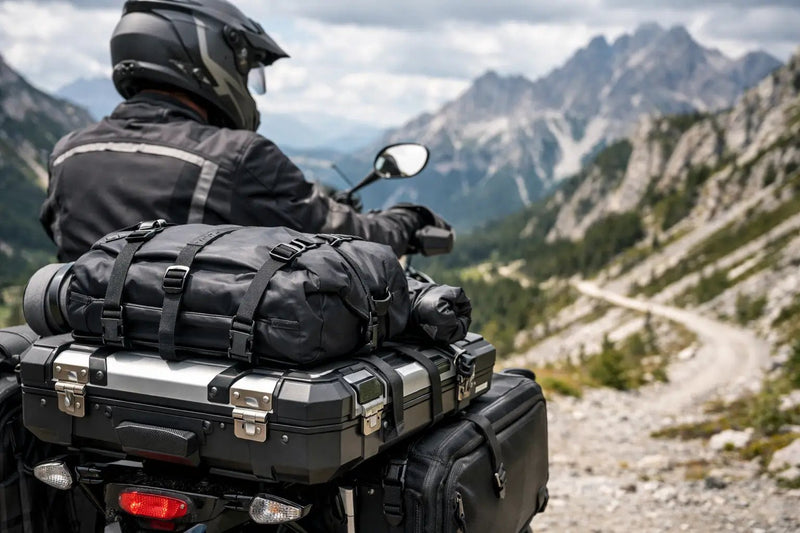 ¿Cuánto peso aguanta un portaequipajes de moto?
