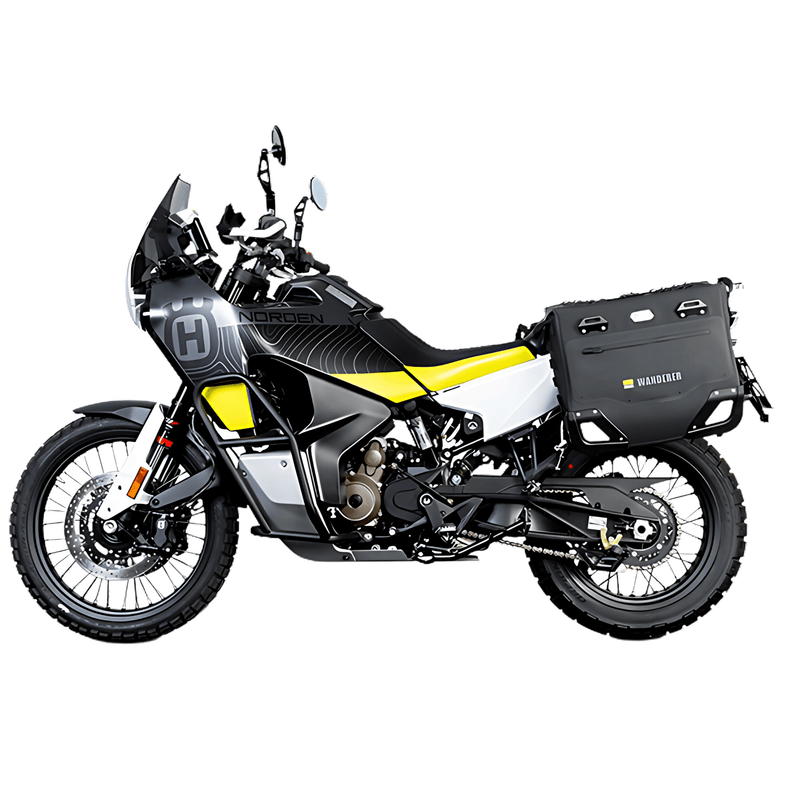 Maletas semirrígidas para Husqvarna Norden 901: las Wanderer en los soportes JP901B