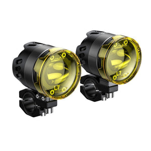 Faros LED homologados para moto con luz de cruce y carretera, 8 niveles