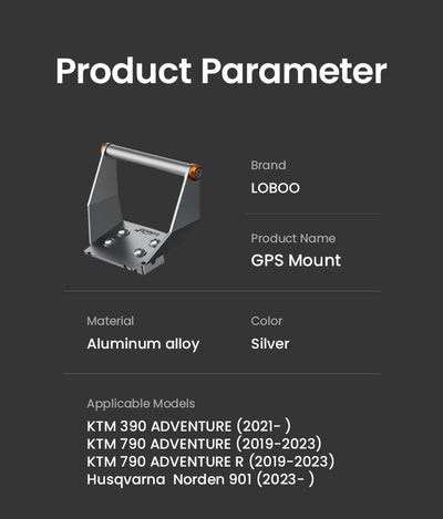 Supporto GPS LOBOO per KTM 390 Adventure – dettaglio 13
