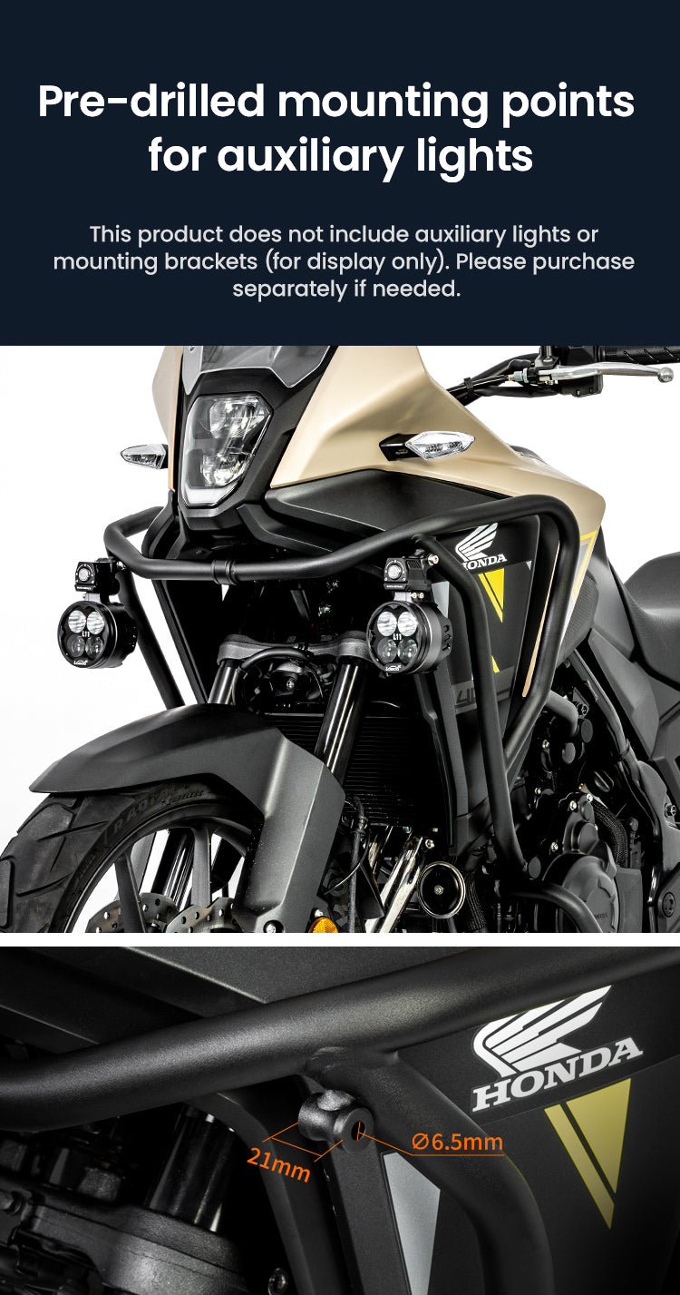 Paramotore LOBOO CHG289 per Honda NX400 / NX500 – dettaglio 24