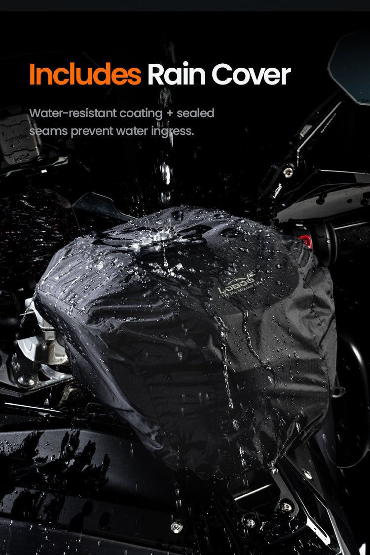 Cubierta impermeable incluida