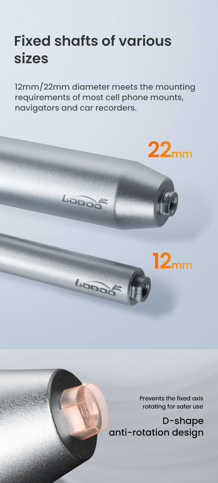 Supporto GPS LOBOO per Ducati Desert X – dettaglio 10