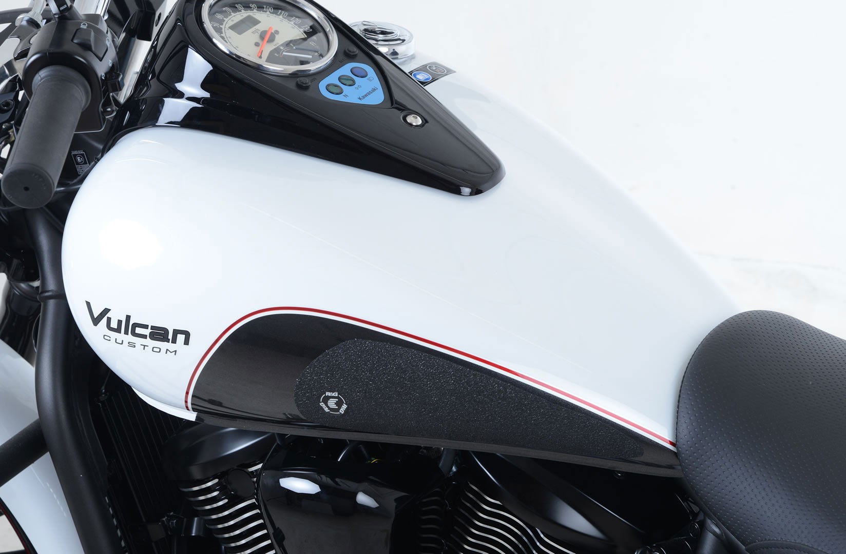 Adesivi antiscivolo serbatoio KAWASAKI VN 900 Custom '07 chiaro