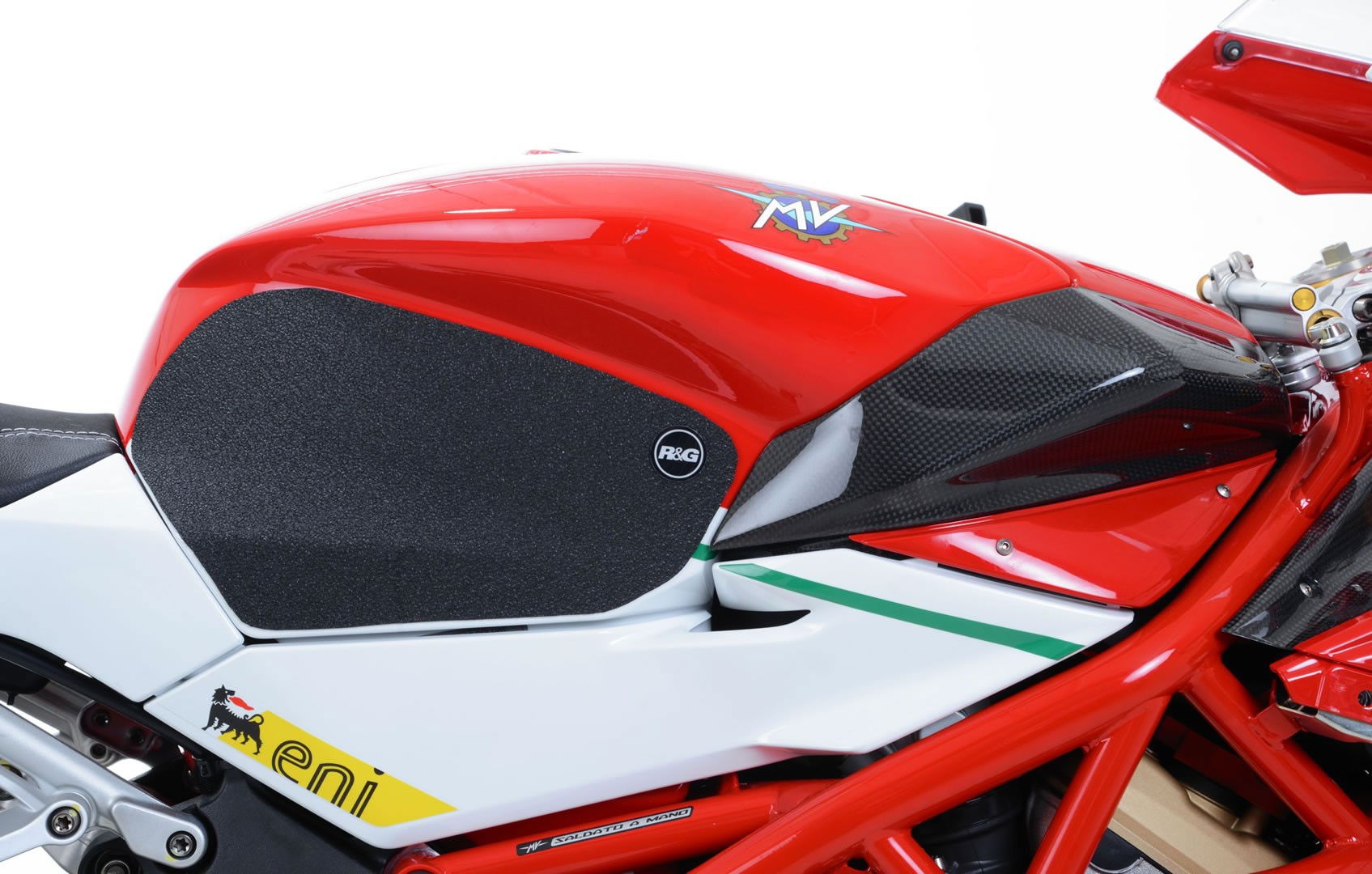 Adesivi antiscivolo serbatoio MV AGUSTA F4RR chiaro