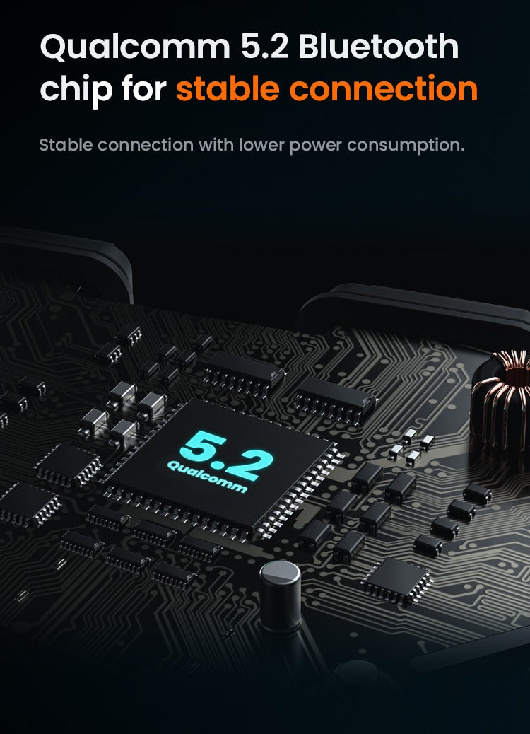 Chip Bluetooth 5.2 para una conexión estable