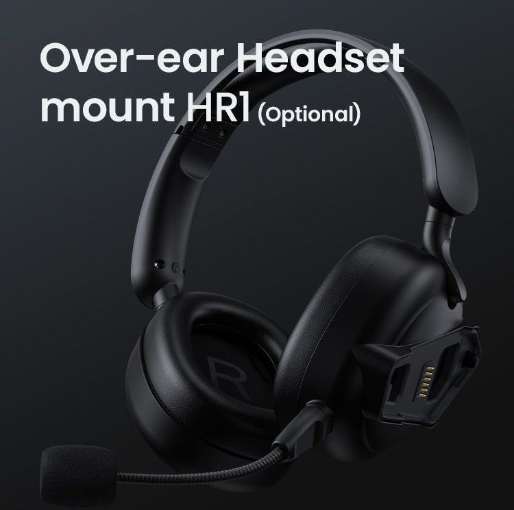 Con el soporte HR1 se convierte en unos auriculares