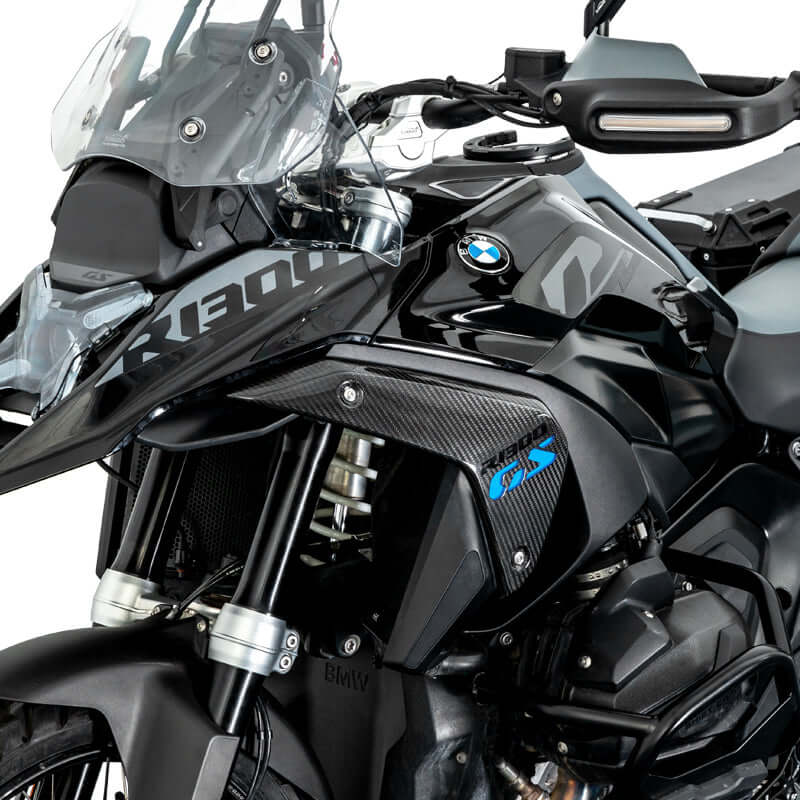 BMW R 1300 GS Conductos del radiador de fibra de carbono - Endurrad.com