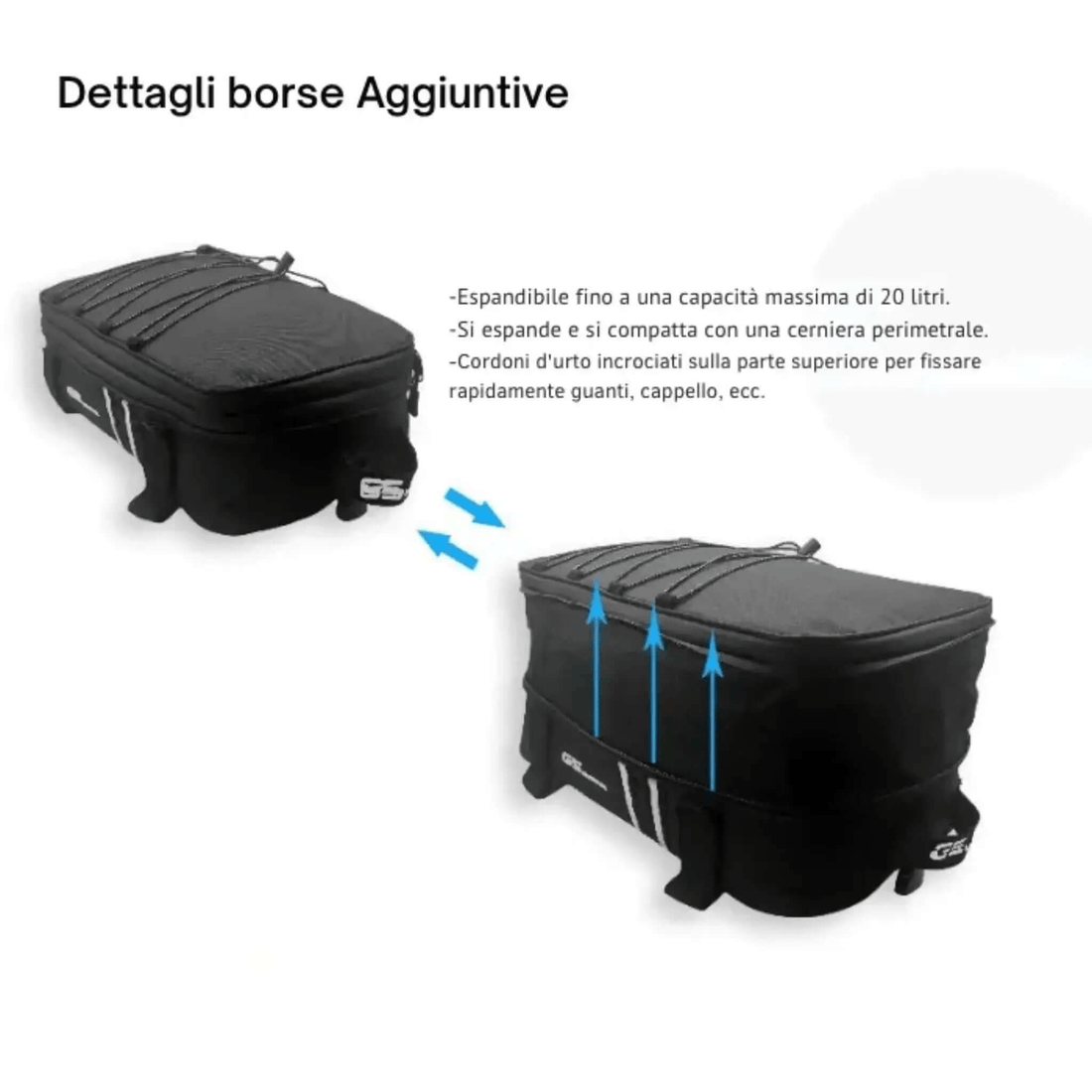 Bolsa adicional para baúl BMW GS - Endurrad.com