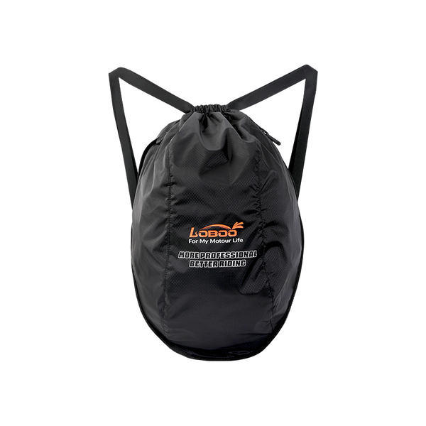 Bolsa plegable para casco de moto, tipo mochila, de nailon