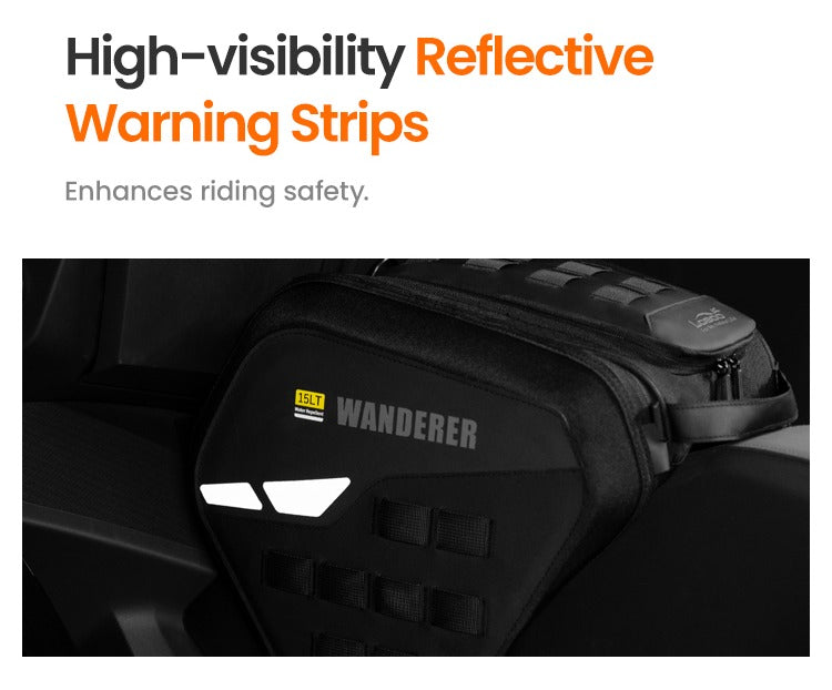 Inserciones reflectantes en ambos laterales