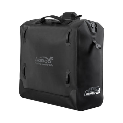 Borsa gonfiabile LOBOO Alps da 30 litri senza supporto, etichetta ALPS Waterproof