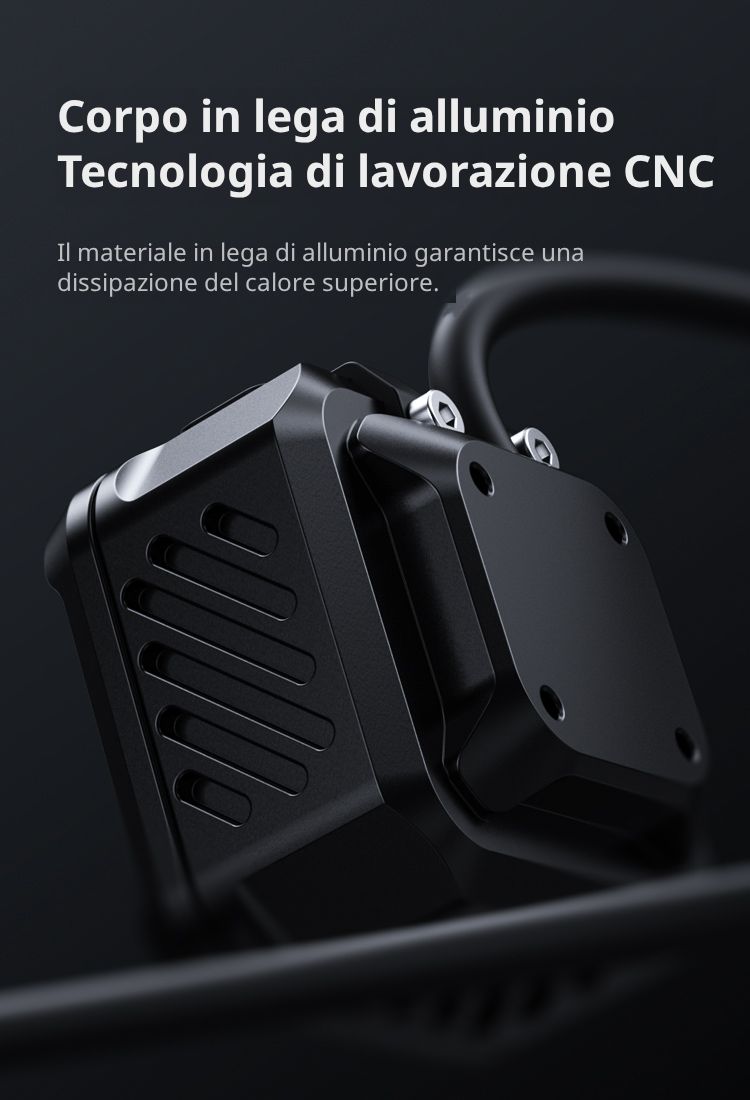 Aluminio CNC e IP67, porque está diseñado para exteriores