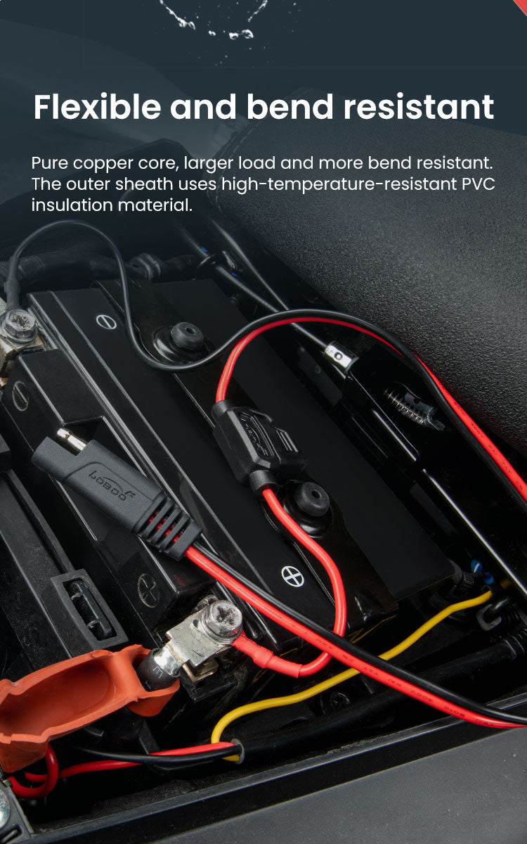 Cobre puro 18 AWG, flexible y resistente a las dobleces
