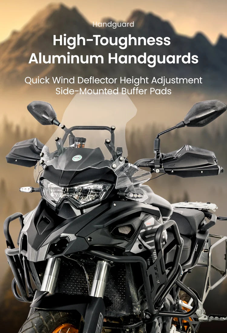 Paramanos de aleación de aluminio para Benelli TRK 552X