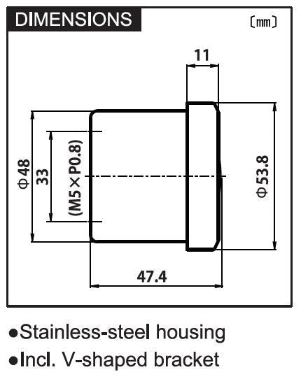 Contagiri analogico elettronico VELONA diam.48 | 87392 - r2947 - ENDURRAD