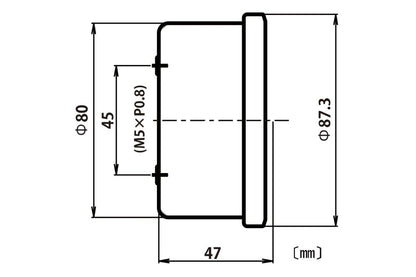 Contagiri analogico elettronico VELONA diam.80 | 87793 - r4095 - ENDURRAD