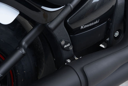 Placchette copri fori poggiapiedi posteriori (paio), Kawasaki Vulcan VN 900 Custom 2007- / Classic '06- / Classic LT '11-