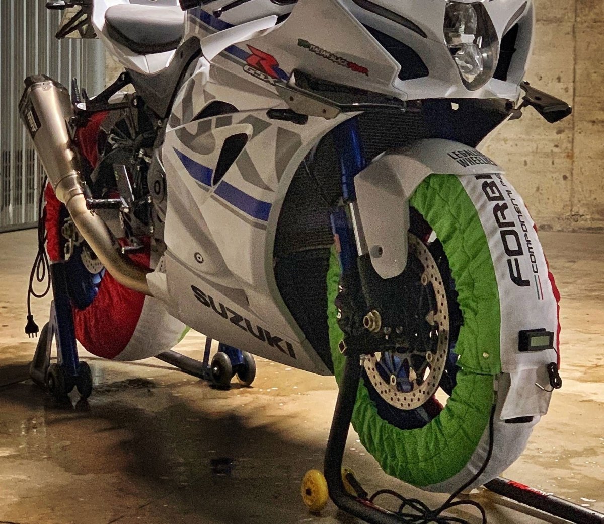 Coppia termocoperte "RACE ITALY" 200/120mm. | 08 - 0640 - r23494 - ENDURRAD