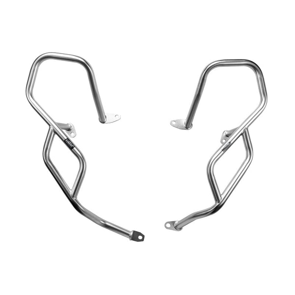Barras de protección Aprilia Tuareg 660 de acero inoxidable 304 | barras protectoras del motor Ø 25 mm, negras o plateadas